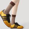 3 Pairs Fashion Cotton Socks Breathable Moisture Wicking Elastic Mid Calf Socks for Women