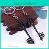 Key Kingdom Hearts Shape Keychain Alloy Necklace Pendant Jewelry Gift Fashion