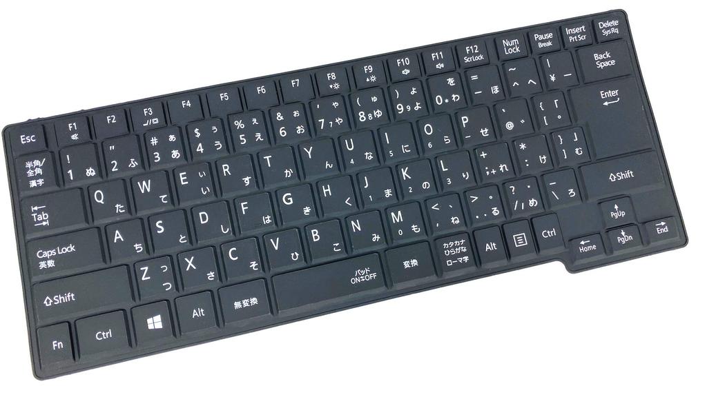 [YD] Silicone Keyboard Cover (Washable) for NEC VERSAPRO VK19EX-D, VK25MX-D, VK25TX-E, VK19EX-H, VK24LX-H, VK25LX-G, VK26TX-G, and VK26TX-M (without