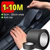 1-20m Fibra de Carbono Nano Coche Cinta 3D Pegatina Espejo Puerta Autoadhesiva Pasta Tira Protectora DIY Protección Impermeable Protector
