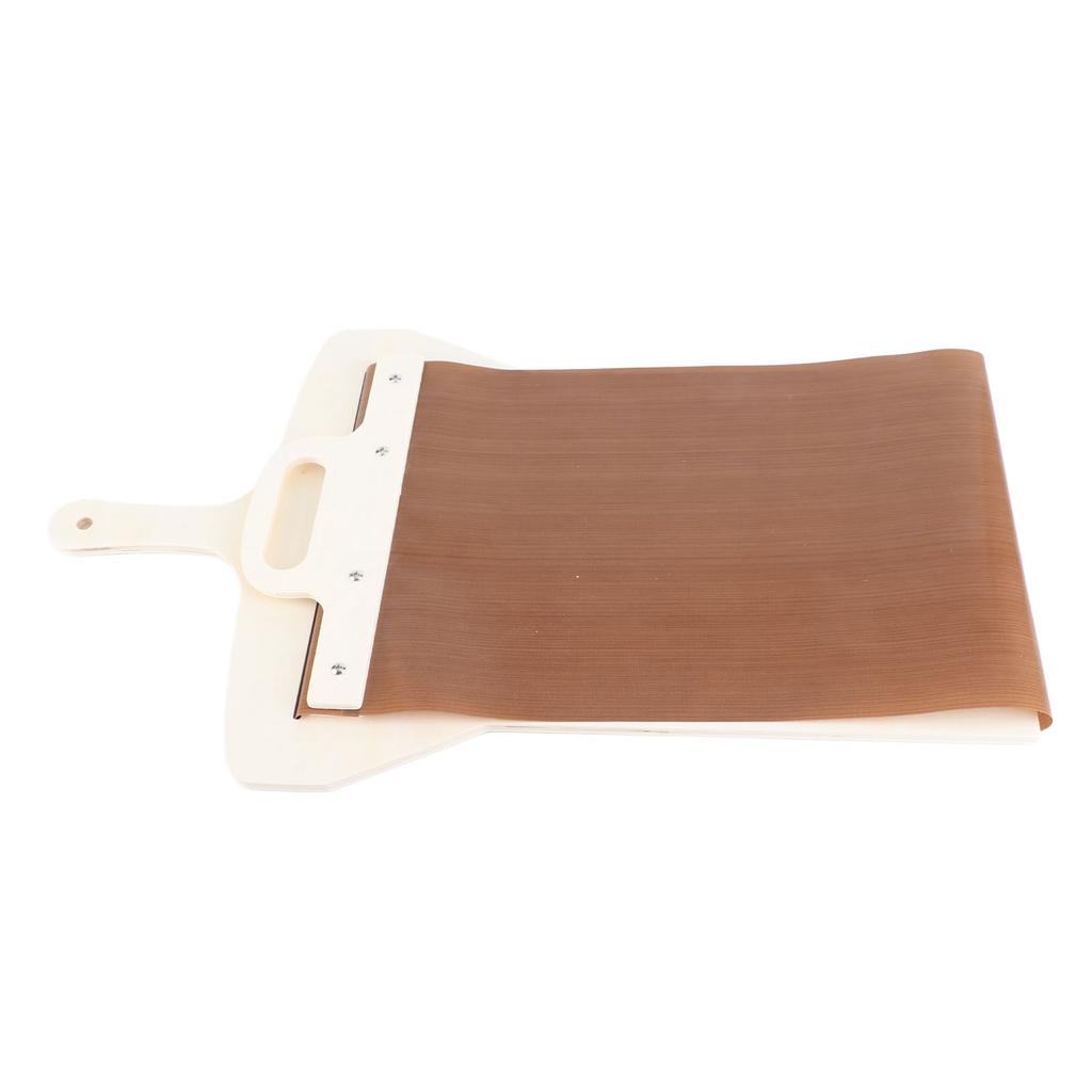 Sliding Pizza Peel Wood Shovel with Handle Light Weight Comfortable Grip Paddle Spatula for Baking