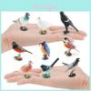 Pvc Bird Magpie Pigeon Model Set With Realistic Design For Nature Decor And Collectors