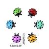 Cartoon Kühlschrankmagnete Set von 6 Marienkäfer Magnetspielzeug Kinder Kühlschrankmagnet Heimdekorationen Magnetische Aufkleber