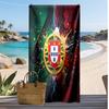 Asciugamano da Spiaggia Stampa Calcio Portogallo Asciugatura Rapida Super Assorbente Morbido Asciugamano da Bagno per Nuoto Spiaggia Viaggio Souvenir Regalo