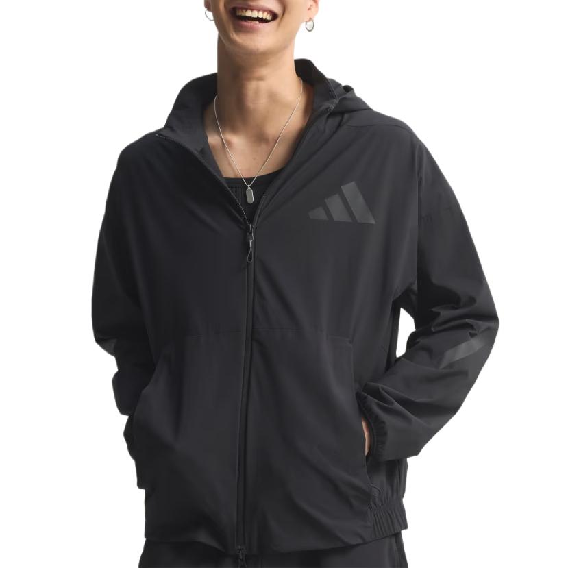 Adidas Z.N.E Jackets Men's Black Hooded Moderate Other KD8494