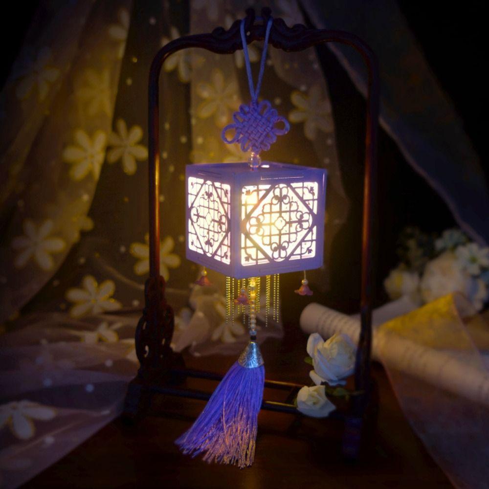 Chinese Style DIY Mid-Autumn Lantern Mid-Autumn Festival Handmade Lanterns Portable   Party Decor