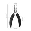 Ingrown Toenail Clippers Toenail Scissors Stainless Steel Podiatrist Toenail Clippers Non Slip Grip Pedicure Tool for Foot Care