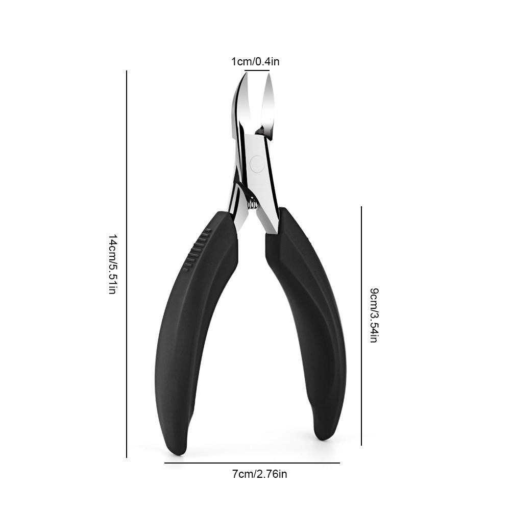 Ingrown Toenail Clippers Toenail Scissors Stainless Steel Podiatrist Toenail Clippers Non Slip Grip Pedicure Tool for Foot Care