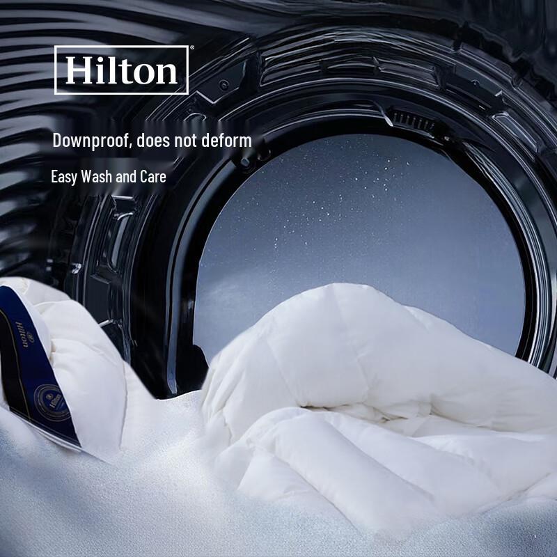 Hilton Hotel Collection 90% White Goose Down Comforter