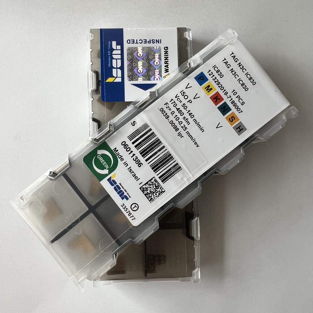 ISCAR / TAGN3C IC830 / Industrial indexable carbide inserts 10 Pcs