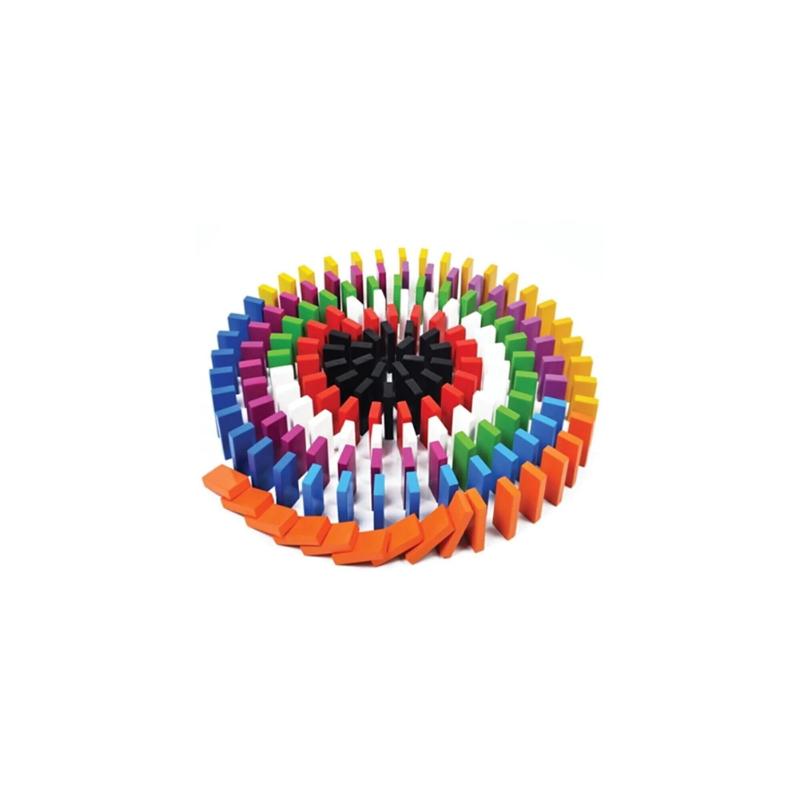 

Circle Toys Красочная деревянная игра в домино 200 штук