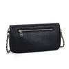 Leather Small Square Bag, Fashionable Versatile Wing Underarm Shoulder Oblique Span Bag