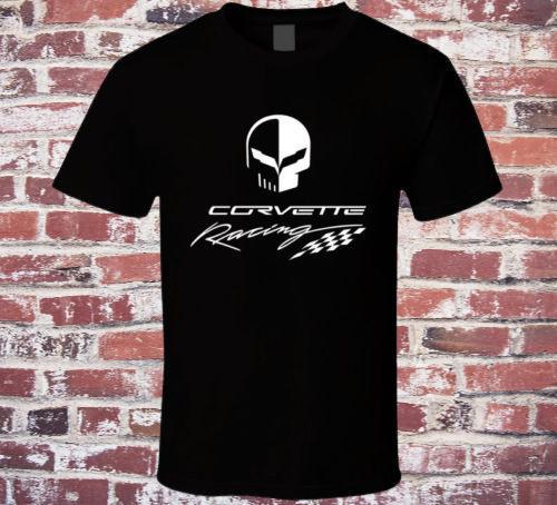 

Футболка унисекс Hot Skull_Corvette_Racing_Logo_ _ USA