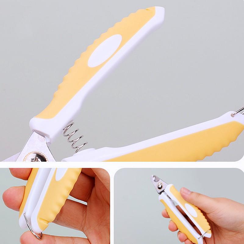 Pet Nail Clippers Dog Nail Grinder Pet Grooming Stainless Steel Nailclippers for Dog Paw Cleaning No Hurt Dogs Nailclippers