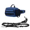 Hands Free Dog Leash Retractable Bungee Leash with Waist Bag for Dog Training Walking