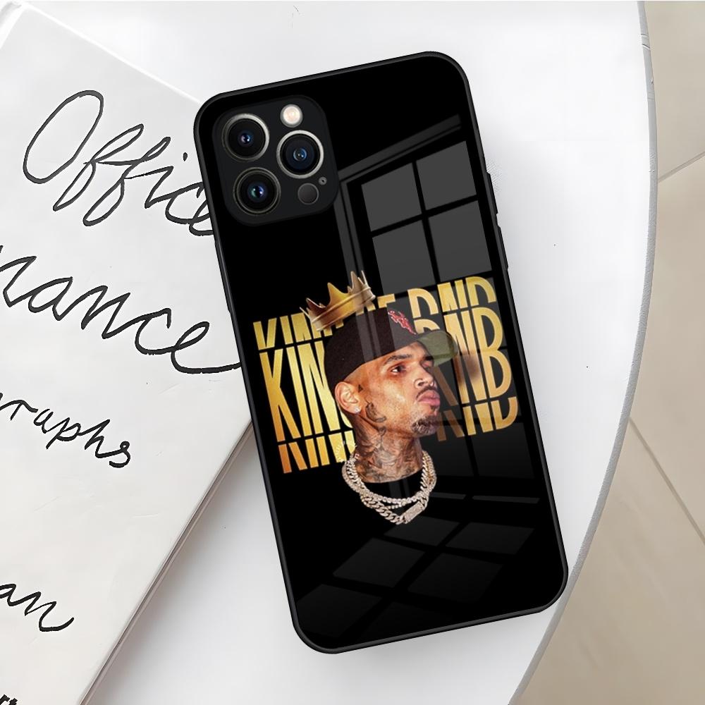 Chris Brown 11 11 Singer Phone Case for Iphone 17 16 Air 15 14 12 11 13 Pro Max Mini X Xr Xs Se Puls glass Cover