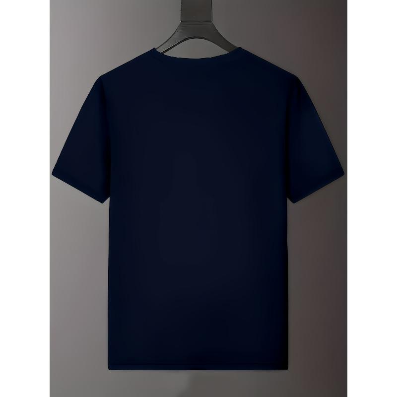 European Sizes Men'S "The Catfather" Graphic Tee - Breathable & Lightweight Summer T-Shirt, Casual Crew Neck, Short Sleeve