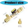 Y5GD Adapter Remover Installer Tool with 1/4 & 5/16 Port for R22 Accessories