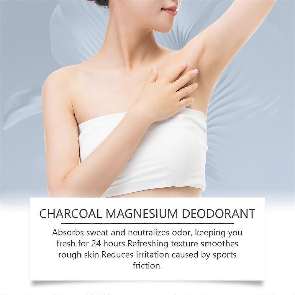 Kol & Magnesium Deodorant - 48H Luktkontroll & Svettkontroll, Naturligt Skydd för Armhålorna 40g