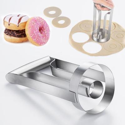 Stampo per ciambelle Non appiccicoso per uso alimentare Multifunzionale Fai da te in acciaio inossidabile Torta Pane Pasticceria Stampo Stampo Forniture da cucina