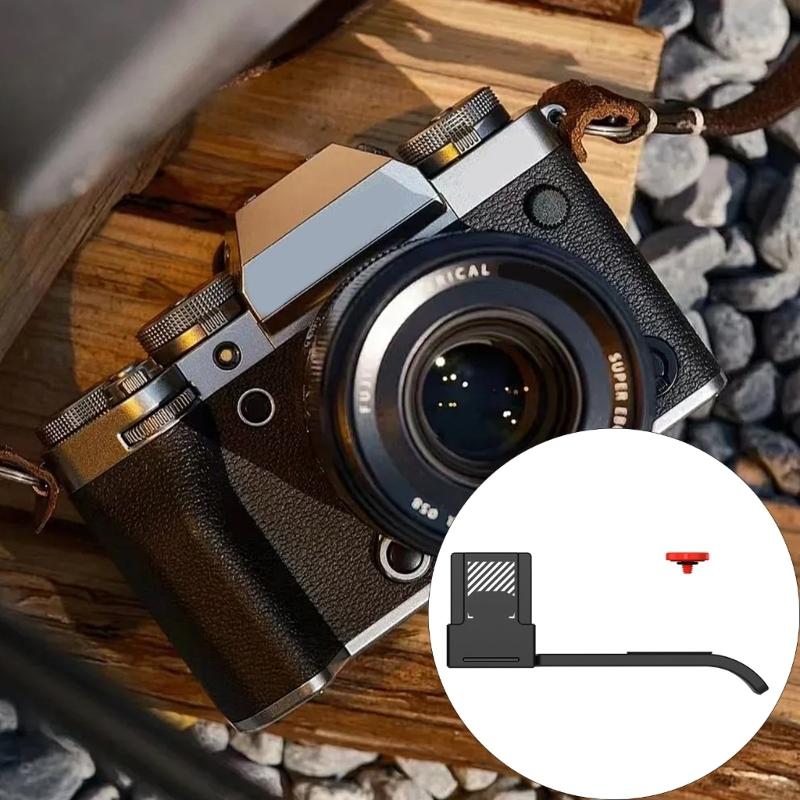 Aluminum Alloy Thumb Up Hot Shoe Hand Grip for X-E5 For Improved Handling And Control