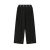 FILA By Naoki Takizawa Fashion Minimalist Elegant Flowing Versatile Loose Comfortable Casual Pants Women pants Black F11W542603FBK