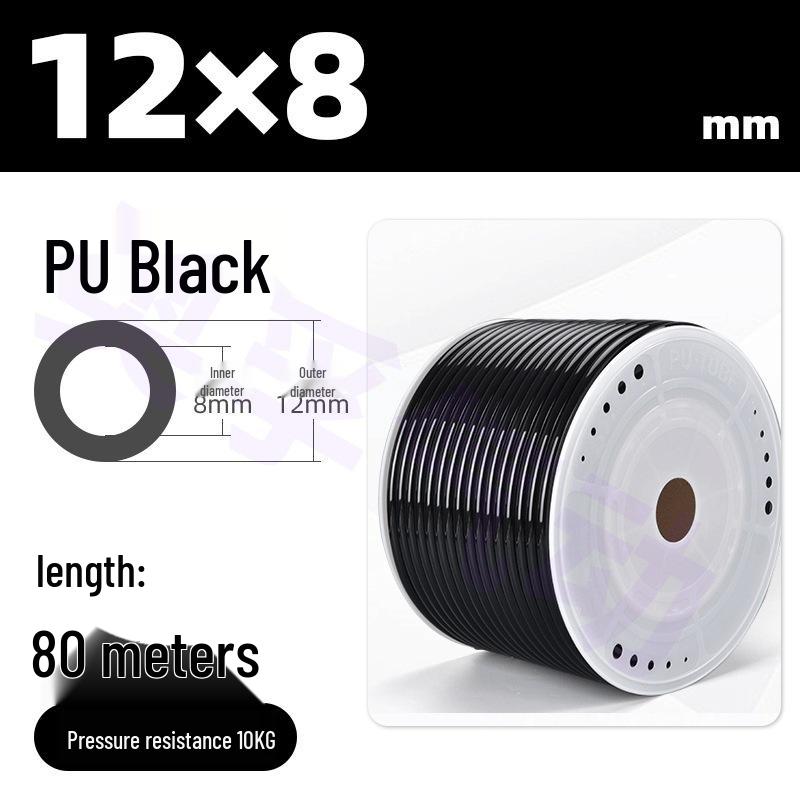 Transparent PU Air Hose for Compressors: Sizes 3-22mm