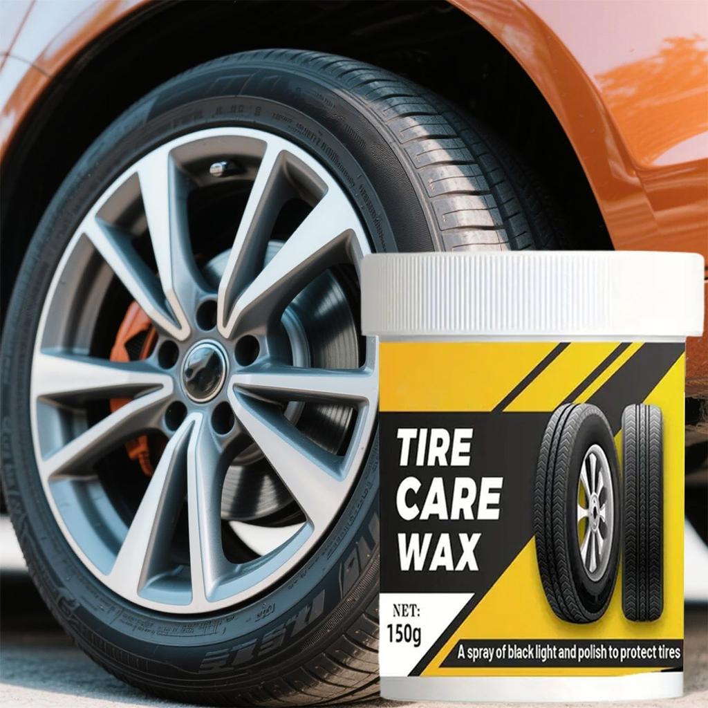Birdusunce Tire , Shine Tire Paste, Truck RV Tire Polishing Paste with Sponge Clean & Protect