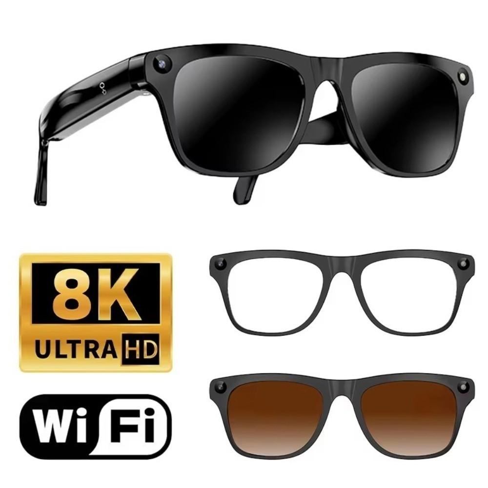 Video Recording Smart AI Glasses 8MP HD Camera Smart Video Glasses Photo Video