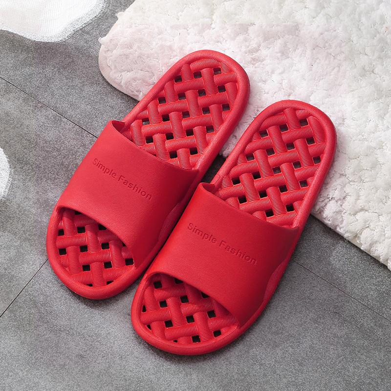 

Мода 2025 Корейский стиль Унисекс EVA Тапочки для ванной Однотонные Дренажный рисунок Нескользящие Домашние тапочки для мужчин и женщин Гостиничные тапочки 36-37