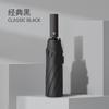 Automatic Open Close Umbrella Men Women Large 24-Rib Windproof Rain Sun Dual Use Foldable 3-Section