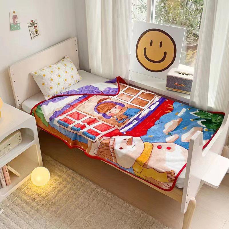 

100*140 см детское однослойное одеяло Four Seasons Universal Cartoon, фланелевое одеяло с кондиционером 100 * 140cm