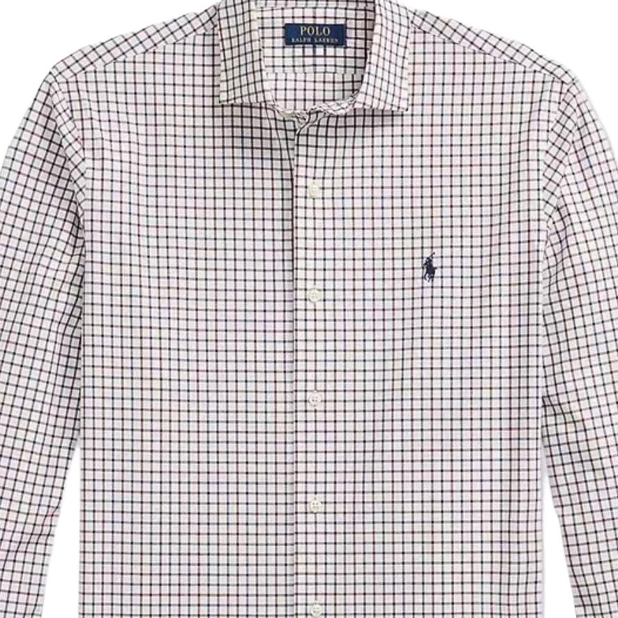 Polo Ralph Lauren Plaid Long Sleeve Button Down Shirt Slim Fit Men shirts 710968938-004