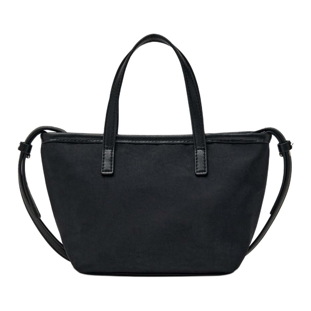 MLB New York Yankees Solid Color Versatile Adjustable Detachable Tote Bag Nylon Crossbody Handbag Mini Women Bags Black 3ACRVN16N-50BKS