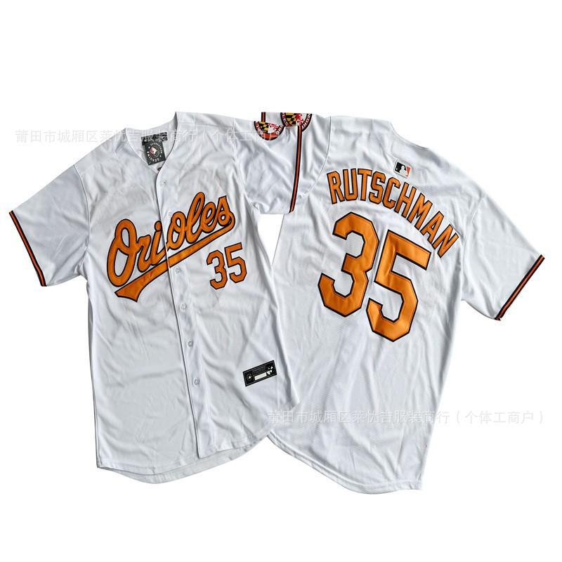 Baltimore Orioles Baseball Jersey 2 35 Rutschman Striped Sports Shirt Men