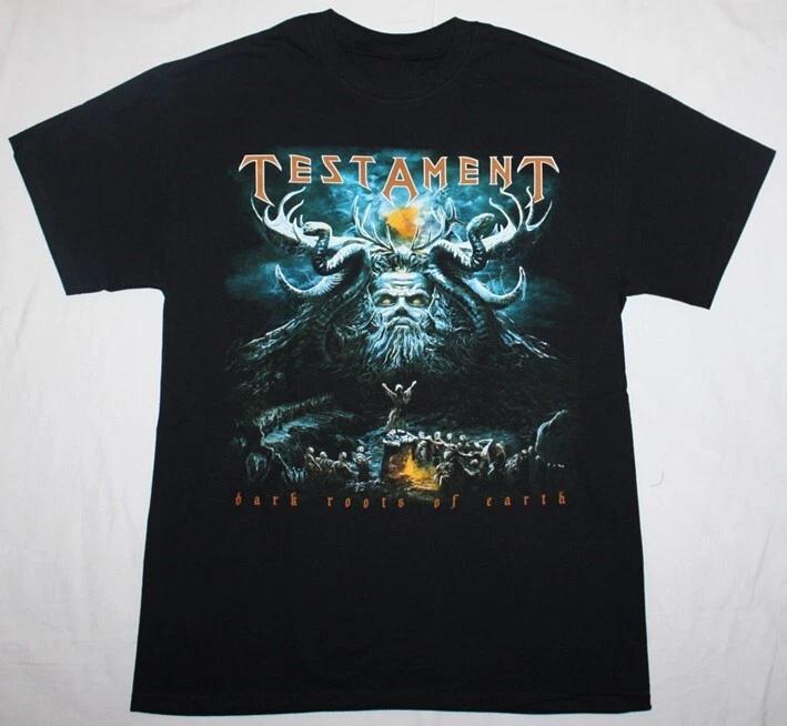 TESTAMENT DARK ROOTS OF EARTH Cotton Black All Size T Shirt For Men TR241 XS