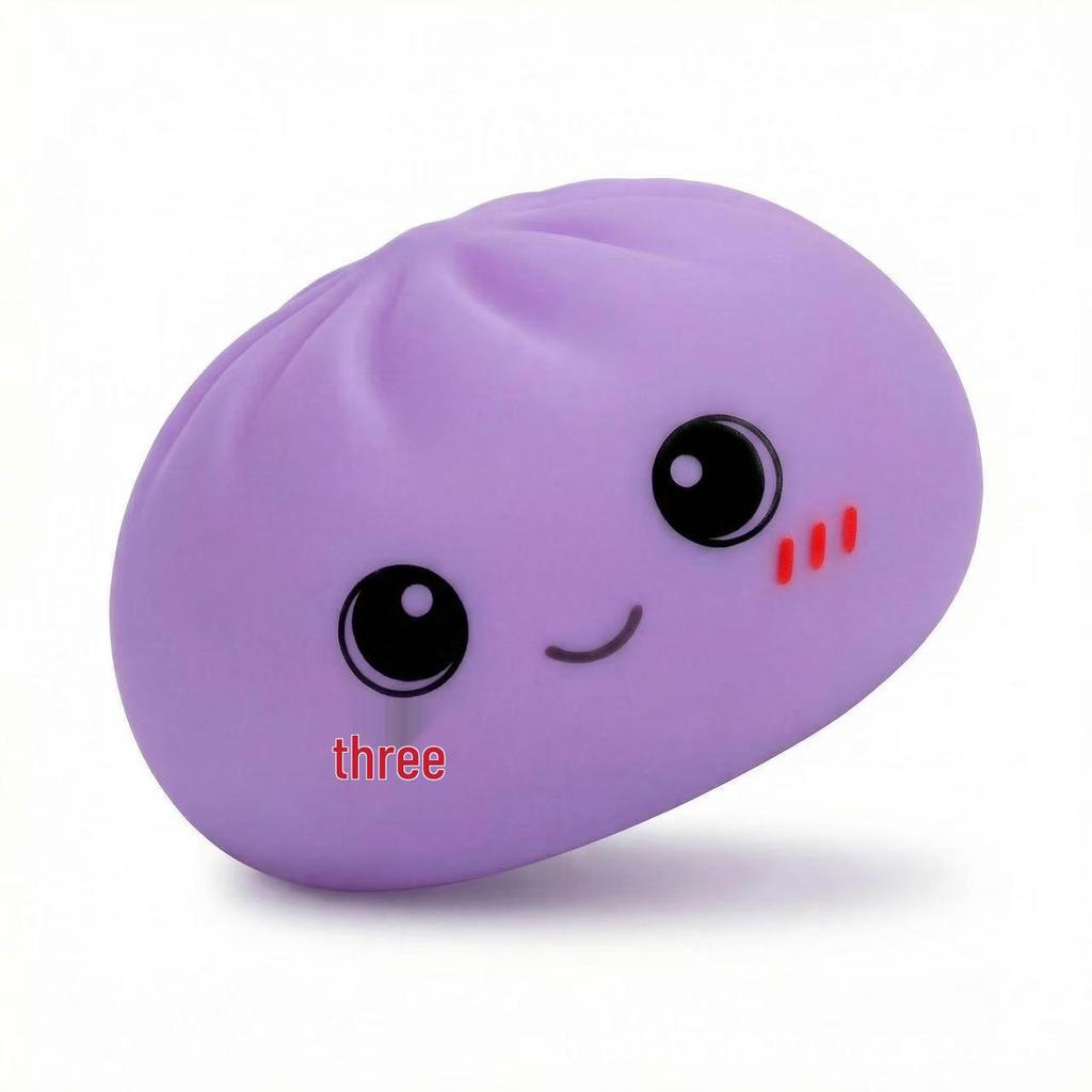 Unzip Blind Box Cartoon Expression Bun - Decompression Toy Xiaolongbao & Fried Dough Stick