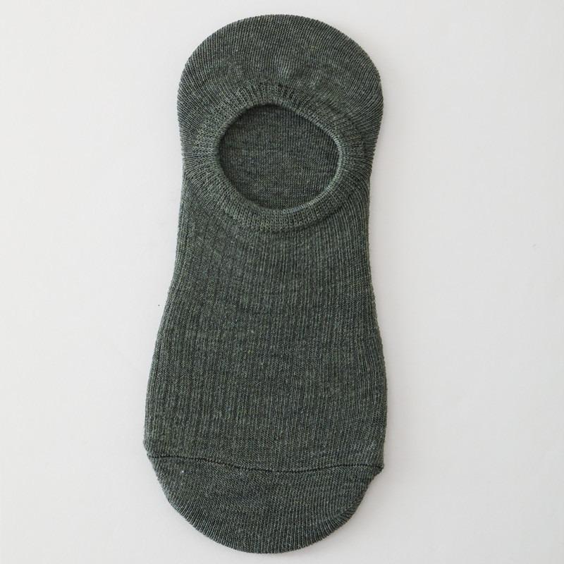 Female Spring and Summer Thin New Color Cotton Silicone Non Slip Shallow Mouth Do Not Fall with Invisible Socks