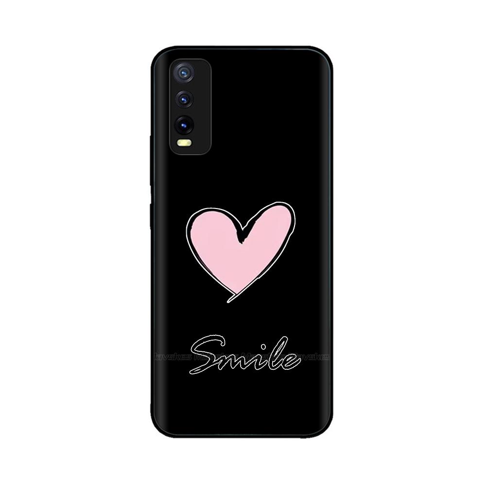 Pro Vivo Y20 Y20i Y20a Y20s Vivo Y11s Y12s Pouzdro na telefon Roztomilý Chránič fotoaparátu Zadní kryt Pro Vivo Y20 2021 V2027 Silikonové Fundas