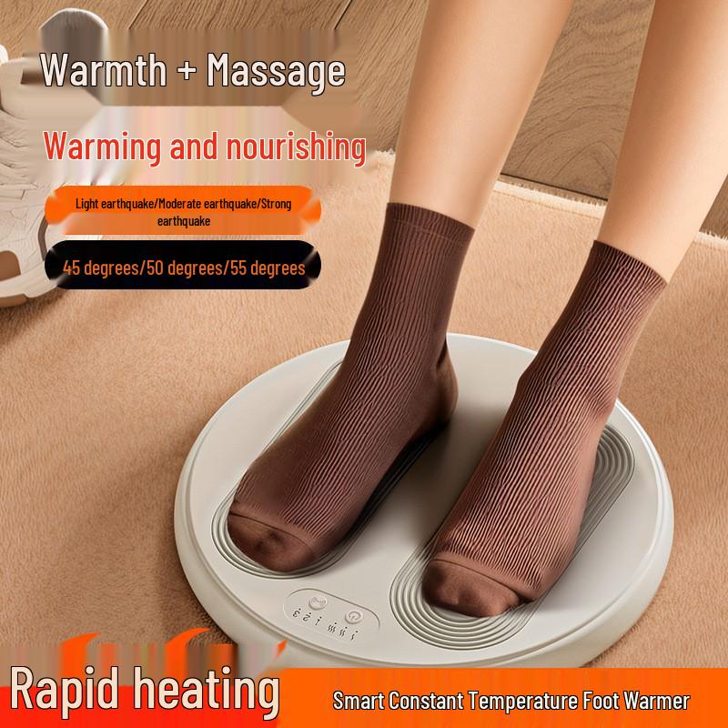 Under-Desk Foot Warmer: Winter Office Heater & Electric Blanket Cushion