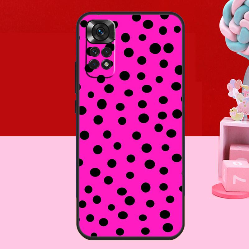 Polka Dots Art Case For Xiaomi Redmi Note 11 12 13 14 Pro 9 10 Pro 11S 12S Redmi 14C 10C 12C 13C Soft Cover