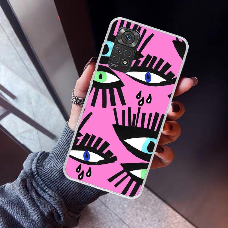 

Ferragnies Eyes Chiara Phone Case For Xiaomi Redmi Note 15 14 14S 13 12S 12 Pro Plus 11S 11 10S 10 4G Cover 11E 11T 5G Print Fun Note 15 Pro Plus