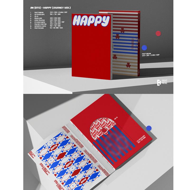 JIN (BTS) - Jin 1st Solo Album 'Happy'