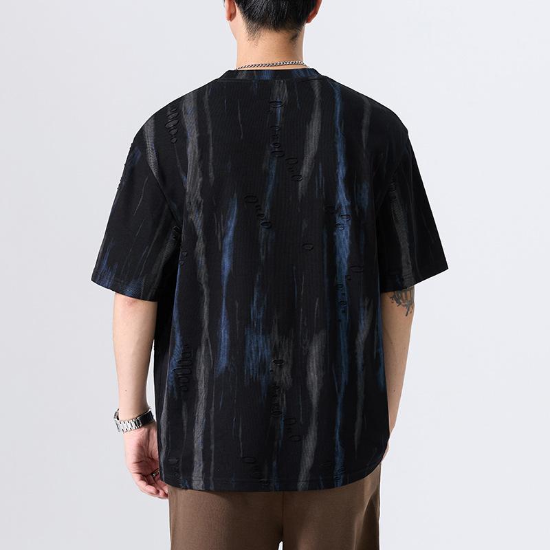 American Loose Short-sleeved T-shirt for Men's Summer New Casual Half-sleeved Shirt