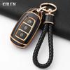 Fashion Tpu Car Key Case Cover For Hyundai Elantra Grandeur Accent Solaris Sonata Palisade Kona Creta I20 I30 Ix35 Ix25 Keychain