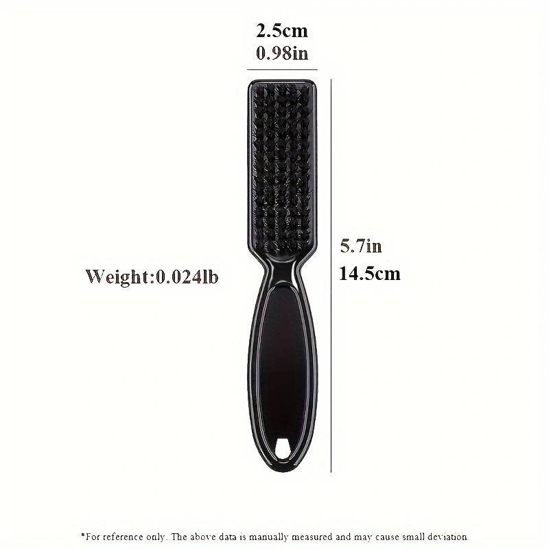 

Barber Neck Duster Brush Sets Plastic Handle Hairdressing Soft Hair Cleaning Brush Head Shape Carving Cleaning Brush