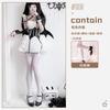 Halloween Costume Maid Dress Adult Diablo Goth Sexy Imp Uniform Seduction Cosplay Bat Dress