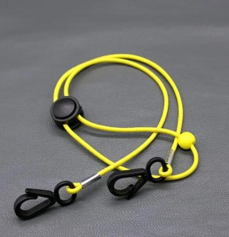 

60cm Adjustable Phone Lanyard Anti-lost Lanyard Strap Detachable Colorful Neck Cord Phone Safety Tether Keychain Chain Rope жёлтый
