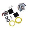 Complete 9 Piece Carburetor Kit for Homelite Trimmers UT33600A UT33650 with Installation Accessories for Smooth Operation