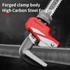 Heavy Duty Adjustable Wrench - 3.15 Inch, High Carbon Steel, Rust Resistant, 24 Tooth, Suitable for Piping and Auto Repairs